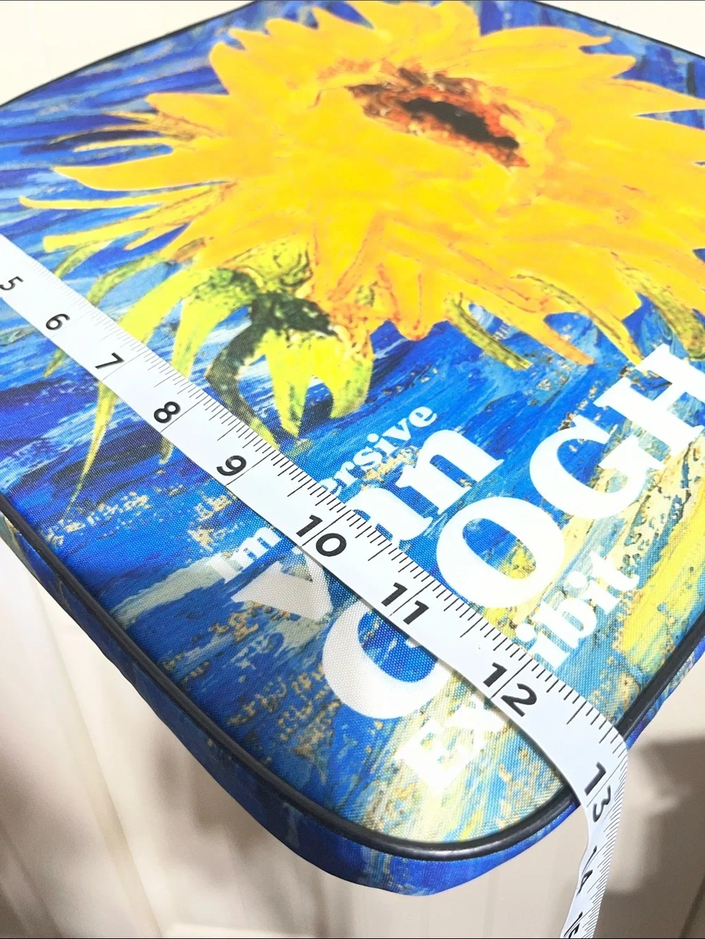 Sunflower Cushion Cover - Blue & Yellow